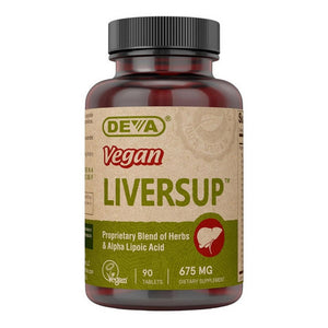 Deva Nutrition, Vegan Liversup, 675 Mg, 90 Tabs