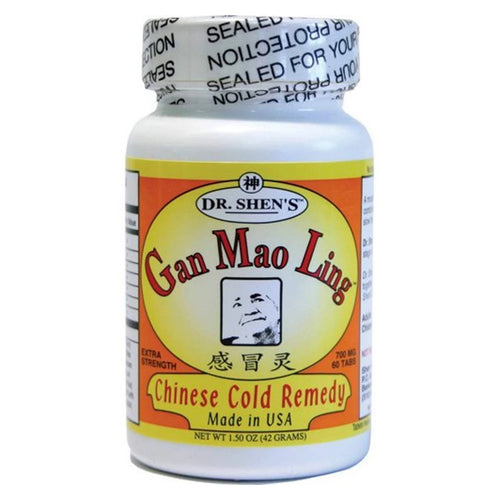 Dr. Shen's, Gan Mao Ling Chinese Cold Remedy, 700 Mg, 60 Tabs
