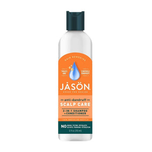 Jason Natural Products, Dandruff Relief 2 in1 Shampoo Plus Conditioner, 12 OZ