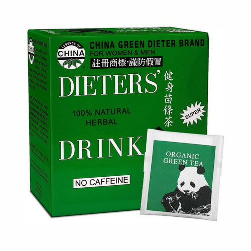Uncle Lees Teas, Dieters' 100% Natural Herbal Drink No Caffeine, 12 Bags