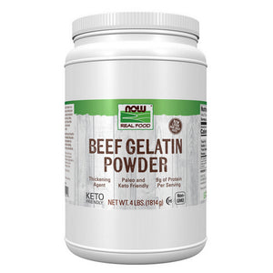 Now Foods, Beef Gelatin Powder, 4 Lbs