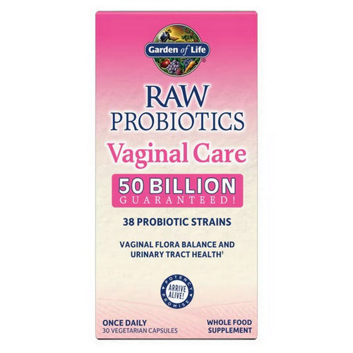Garden of Life, Garden Of Life Raw Probiotics Vaginal Care, 30 Caps