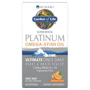 Garden of Life, Minami Platinum, Orange Flavor, 60 Softgels