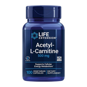 Life Extension, Acetyl L Carnitine, 500 Mg, 100 Veg Caps
