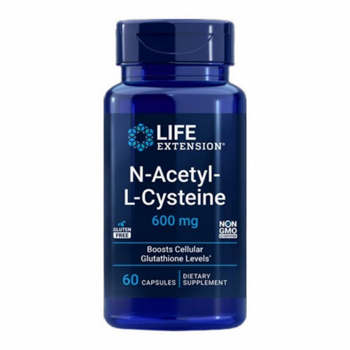 Life Extension, N-Acetyl-L-Cysteine, 600 Mg, 60 Caps