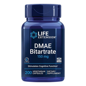 Life Extension, DMAE Bitartrate, 150 mg, 200 Vcaps