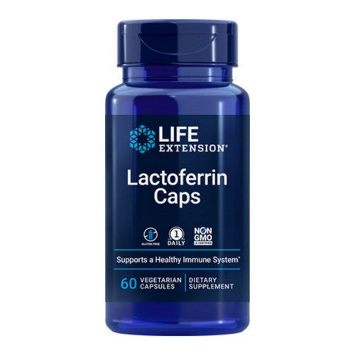 Life Extension, Lactoferrin, 60 Vcaps