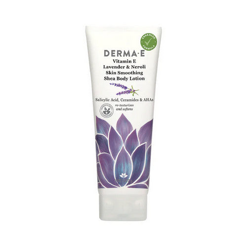 Derma e, Vitamin E Lavender-Neroli Therapeutic Shea Body Lotion, 8 Oz