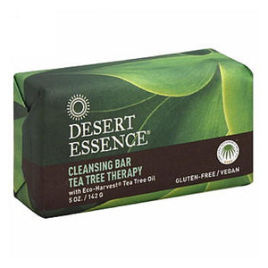 Desert Essence, Tea Tree Therapy Cleansing Bar Soap, 5 oz