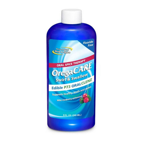 North American Herb & Spice, Oregacare Mouthwash Cranberry, 8 Oz