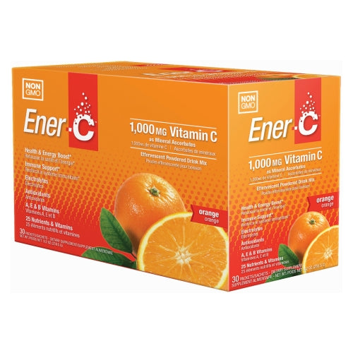 Ener-C, Vitamin C Multivitamin Drink Mix Orange, 1000 Mg, 30 Packets