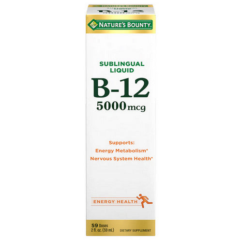 Nature's Bounty, Vitamin B-12, 5000 Mcg, 2 Oz