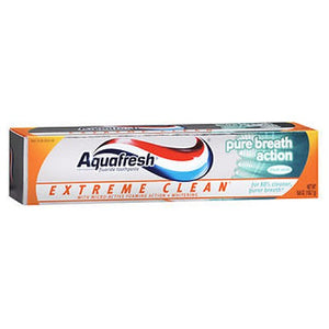 Aquafresh, Extreme Clean Pure Breath Action Fluoride Toothpaste Mint, 5.6 Oz