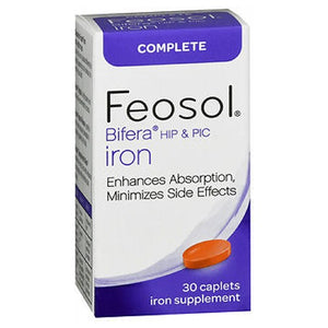 Feosol, Complete Bifera Hip And Pic Iron Caplets, 30 Count