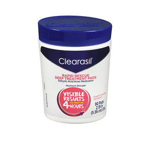 Clearasil, Rapid Rescue Deep Treatment Pads, 90 Each