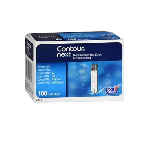 Contour, Next Blood Glucose Test Strips, 100 Count
