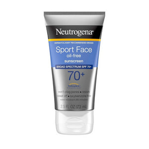 Neutrogena, Sport Face Oil Free Sunscreen Spf 70+, 2.5 oz