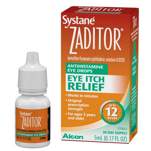 Systane, Zadiator Eye Itch Relief Antihistamine Eye Drops, 5 Ml