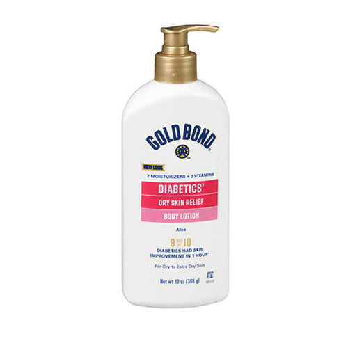 Gold Bond, Diabetics' Dry Skin Relief Body Lotion, 13 Oz