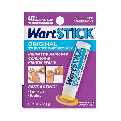 Wart Stick, Maximum Strength 40% Salicylic Acid Solid-Stick Wart Remover, 0.2 oz