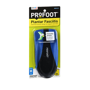 Profoot, Plantar Fasciitis Insoles Medium 8-13, 1 Pair