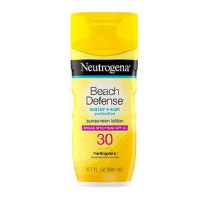 Neutrogena, Beach Defense Water + Sun Protection Sunscreen Lotion Spf 30, 6.7 oz