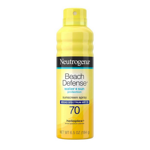 Neutrogena, Beach Defense Water + Sun Protection Sunscreen Spray Spf 70, 6.5 oz