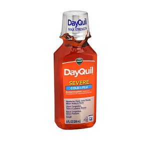 Vicks, DayQuil Severe Cold Flu Liquid, 8 oz