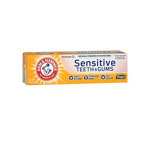 Arm & Hammer, Advance White Sensitive Fluoride Toothpaste Refreshing Mint, 4.5 Oz