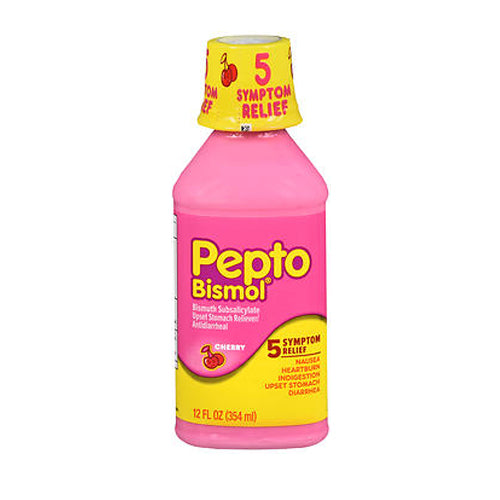 Pepto-Bismol, Bismuth Subsalicylate Liquid Cherry, 12 oz