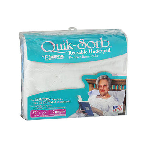 Essential Health Products, Supply Quik-Sorb Reusable Underpad Cotton 34 X 35 Inch, 1 Each