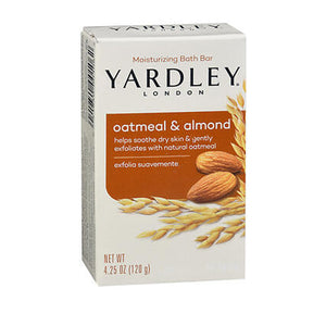Yardley, Moisturizing Bath Bar Oatmeal And Almond, 4.25 oz