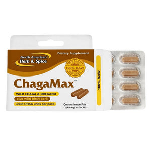 North American Herb & Spice, ChagaMax, Convenience Pack 12 Caps