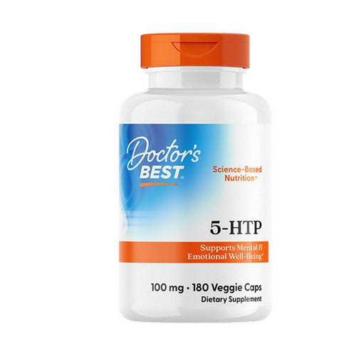Doctors Best, 5-HTP, 100 mg, 180 Veggie Caps