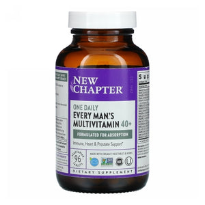 New Chapter, Every Man's One Daily 40 Plus Multivitamin, 180 Veg Slim Tabs