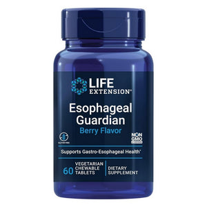 Life Extension, Esophageal Guardian, Natural Berry Flavor, 60 Chewable Tabs