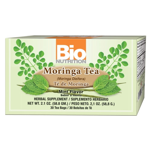 Bio Nutrition Inc, Moringa Tea, Mint 30 Bags