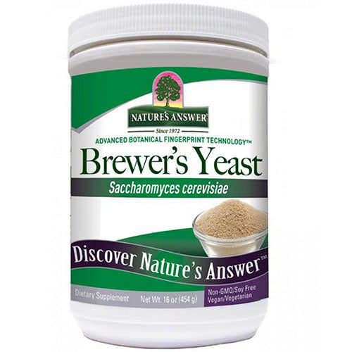 Nature's Answer, Brewers Yeast Powder, 16 Oz