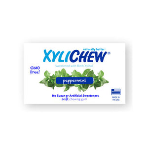 Xylichew, 100% Xylitol Chewing Gum Peppermint, 60 Count