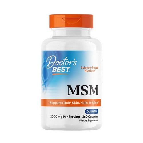 Doctors Best, MSM With OptiMSM, 3000 Mg, 360 Capsules