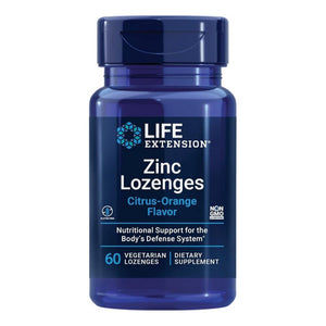 Life Extension, Zinc Lozenges Citrus Orange Flavor, 60 Lozenges