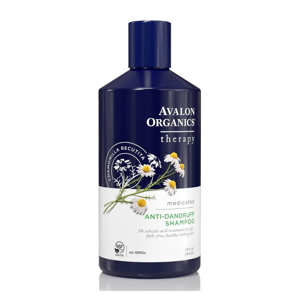 Avalon Organics, Therapy Anti-Dandruff Shampoo Chamomilla Recutita, 14 Oz