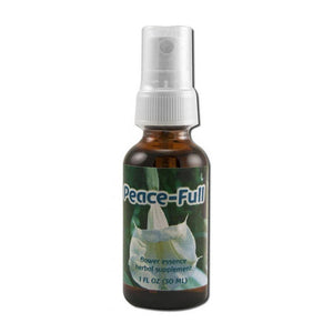 Flower Essence Services, Peace Full Flower Essence Formula Spray, 1 Oz