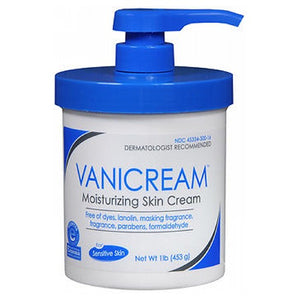 Vanicream, Moisturizing Cream For Sensitive Skin With Pump, 1 Lb
