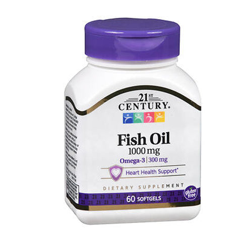 21st Century, Fish Oil, 1000 mg, 60 Softgels