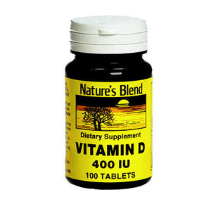 Nature's Blend, Vitamin D, 400 IU, 100 Tablets