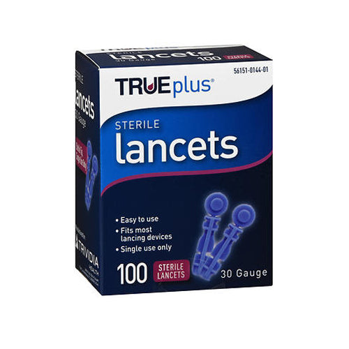 Trueplus, Sterile Lancets 30G, 100 Each