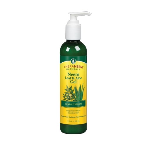TheraNeem Naturals, Neem Leaf And Aloe Gel Gentle Therape Fragrance Free, 8 Oz