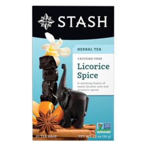 Stash Tea, Licorice Spice Tea Caffeine Free, 20 Bags
