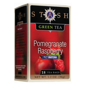 Stash Tea, Pomegranate Raspberry with Matcha Tea, 18 Bags